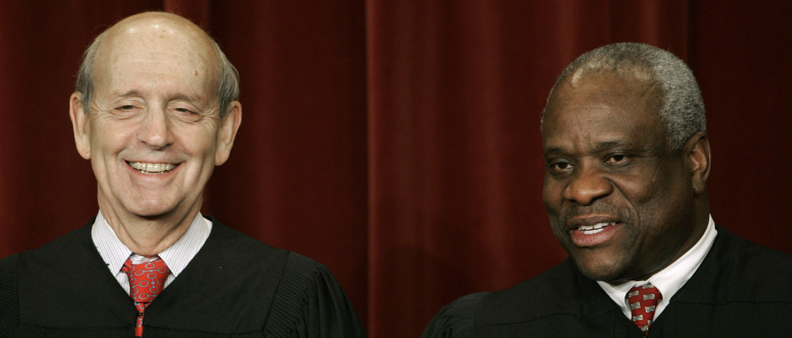 US Supreme Court Justices Stephen Breyer and Clarence Thomas