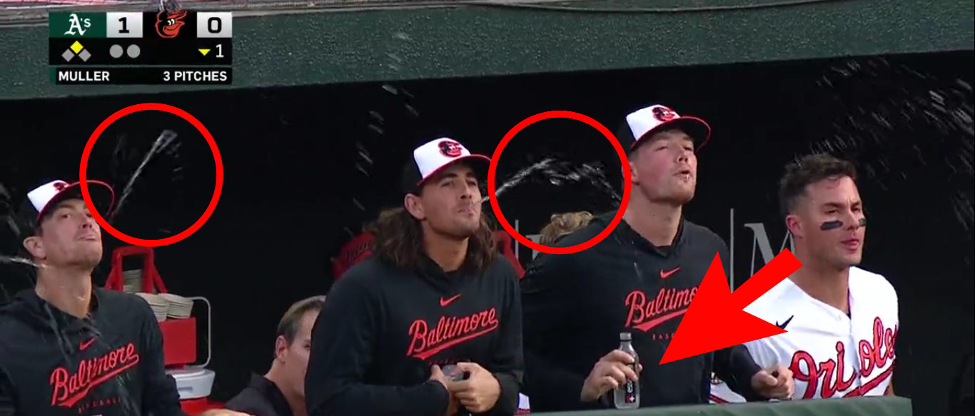 The Orioles unveiled a Home Run Water Bong celebration. What do