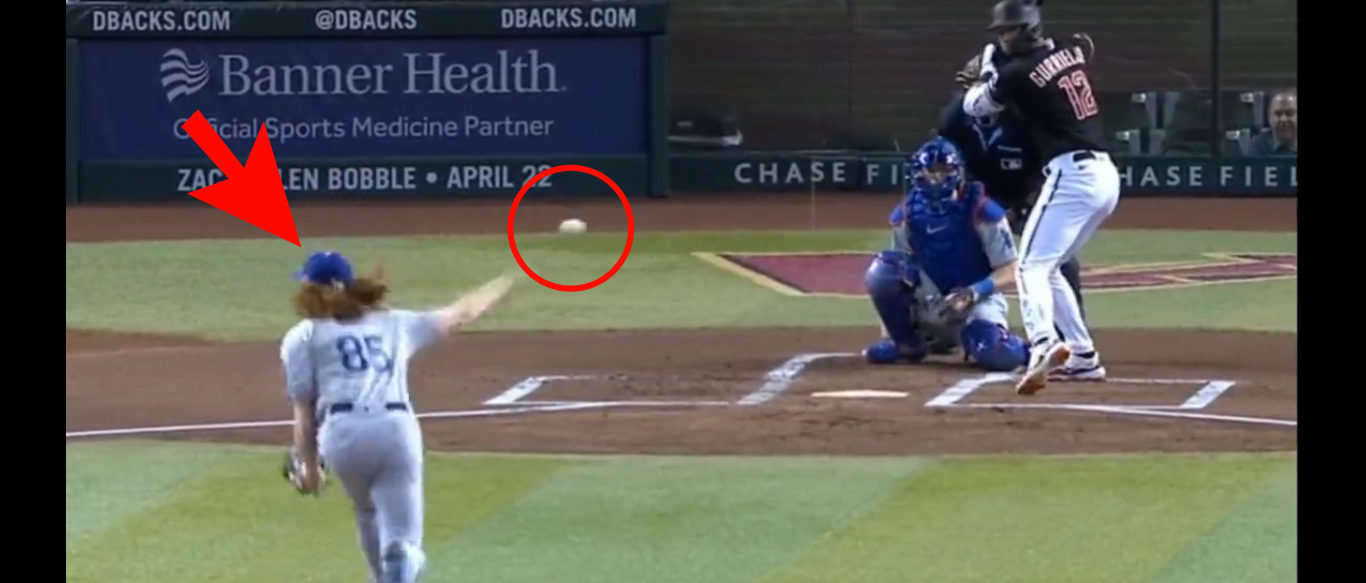 Dustin May Threw One of the Filthiest Pitches You'll Ever See