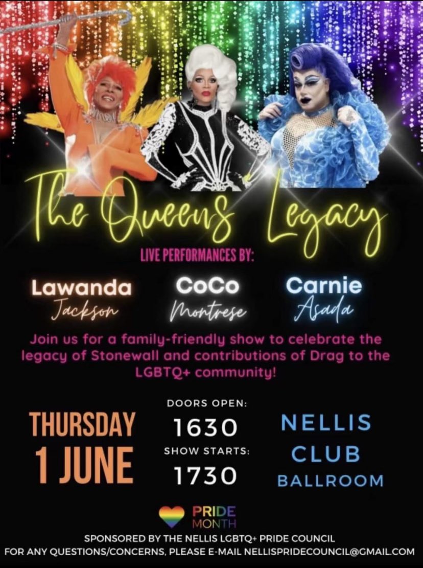 Nellis Drag Show Event Poster