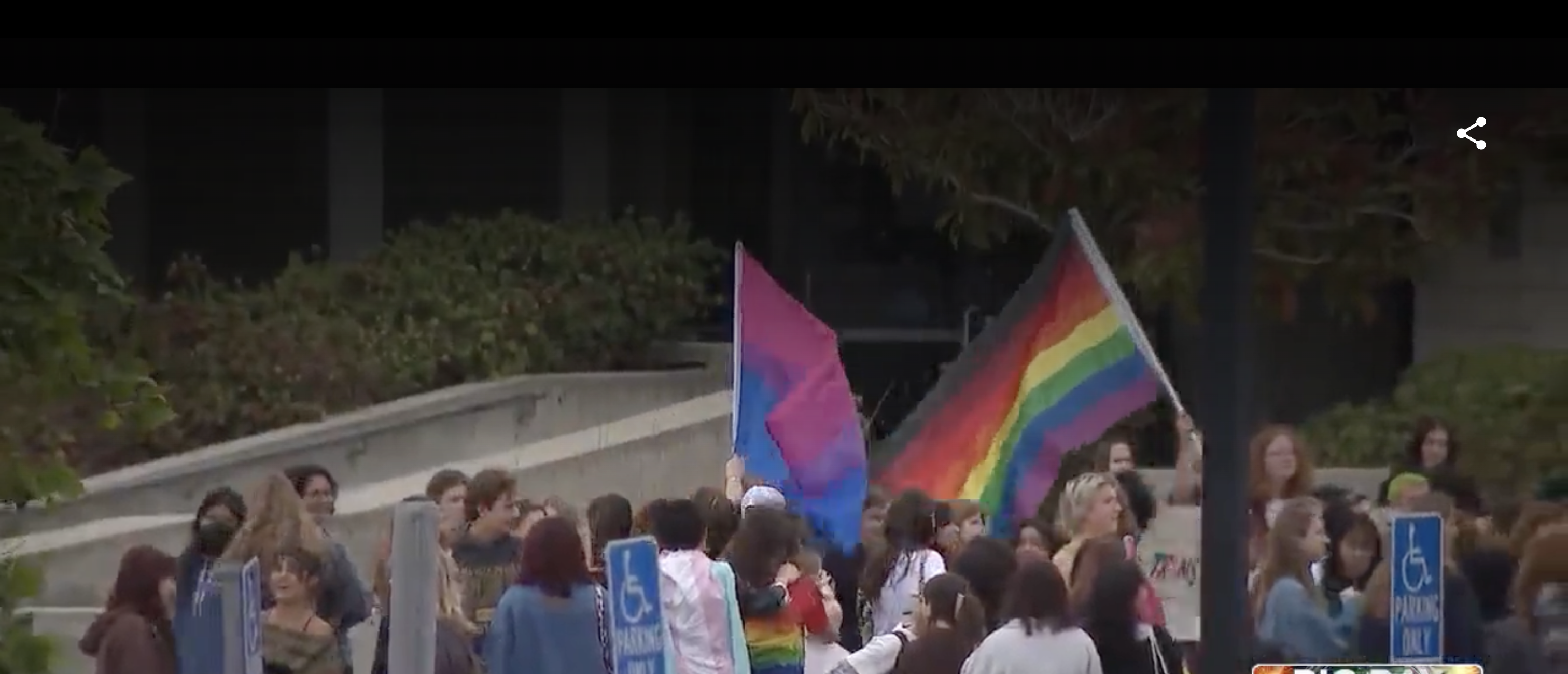 ‘Pain And Sorrow’: California Students Stage A Walkout After School Board Won’t Fly The Pride Flag