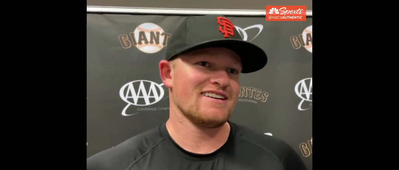 Giants pitcher Logan Webb says most of the team 'has the s--ts