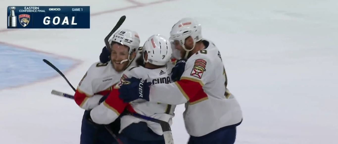 NHL Playoffs-4th OT Florida Panthers Defeat Carolina Hurricanes