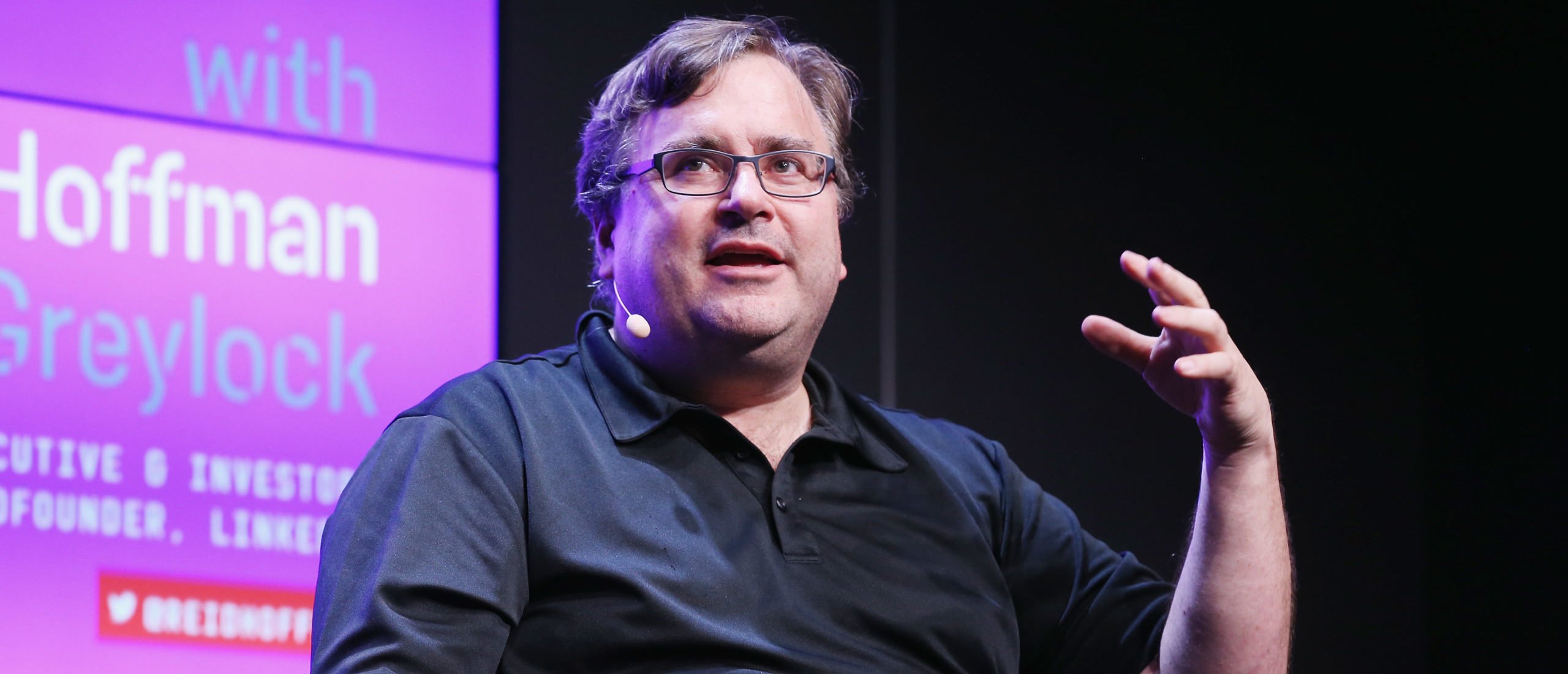 SAN FRANCISCO, CA - OCTOBER 13: Reid Hoffman speaks onstage at WIRED25 Festival: WIRED Celebrates 25th Anniversary – Day 1 on October 13, 2018 in San Francisco, California. 