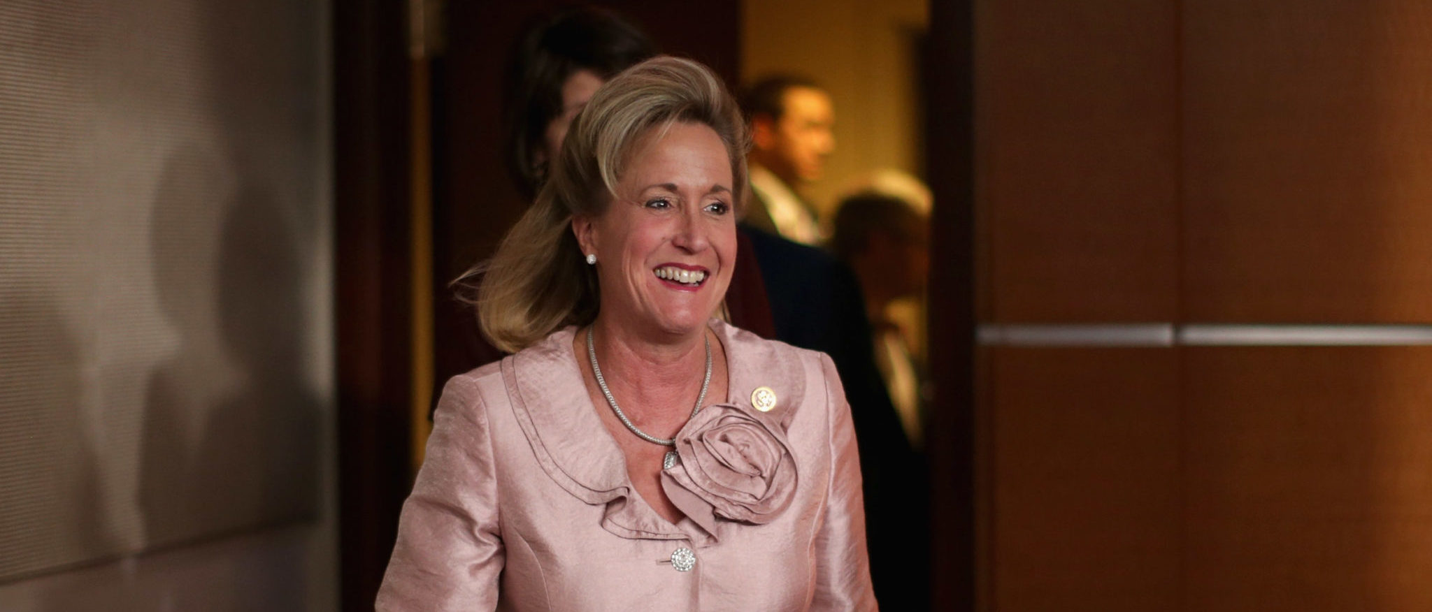 U.S. Rep. Ann Wagner (R-MO) arrives for a news conference with newly-elected members of the House GOP leadership at the U.S. Capitol November 13, 2014 in Washington, DC. (Photo by Chip Somodevilla/Getty Images)