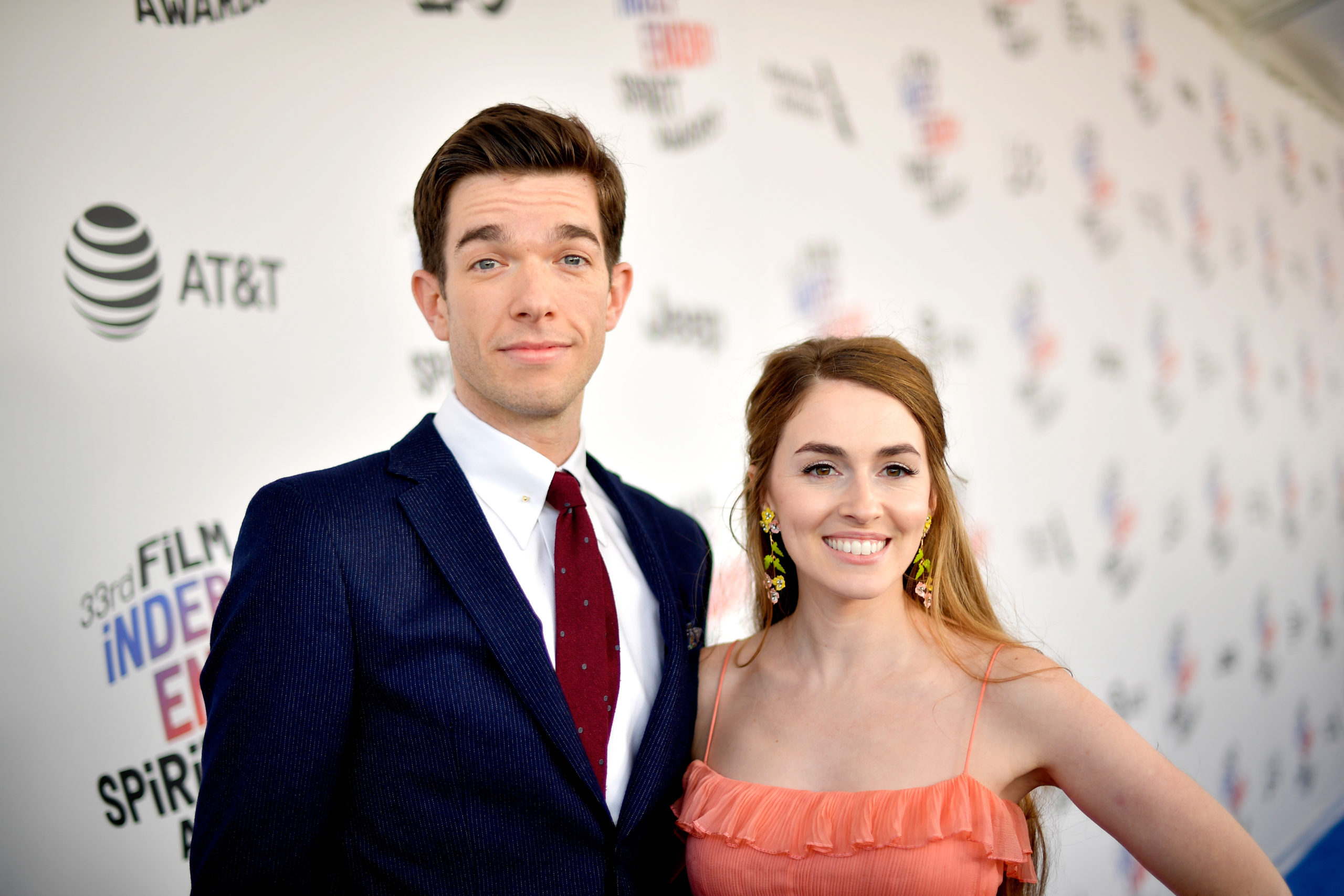 SANTA MONICA, CA - MARCH 03: Comedian John Mulaney and wife Annamarie Tendler attends the 2018 Film Independent Spirit Awards on March 3, 2018 in Santa Monica, California. (Photo by Matt Winkelmeyer/Getty Images)