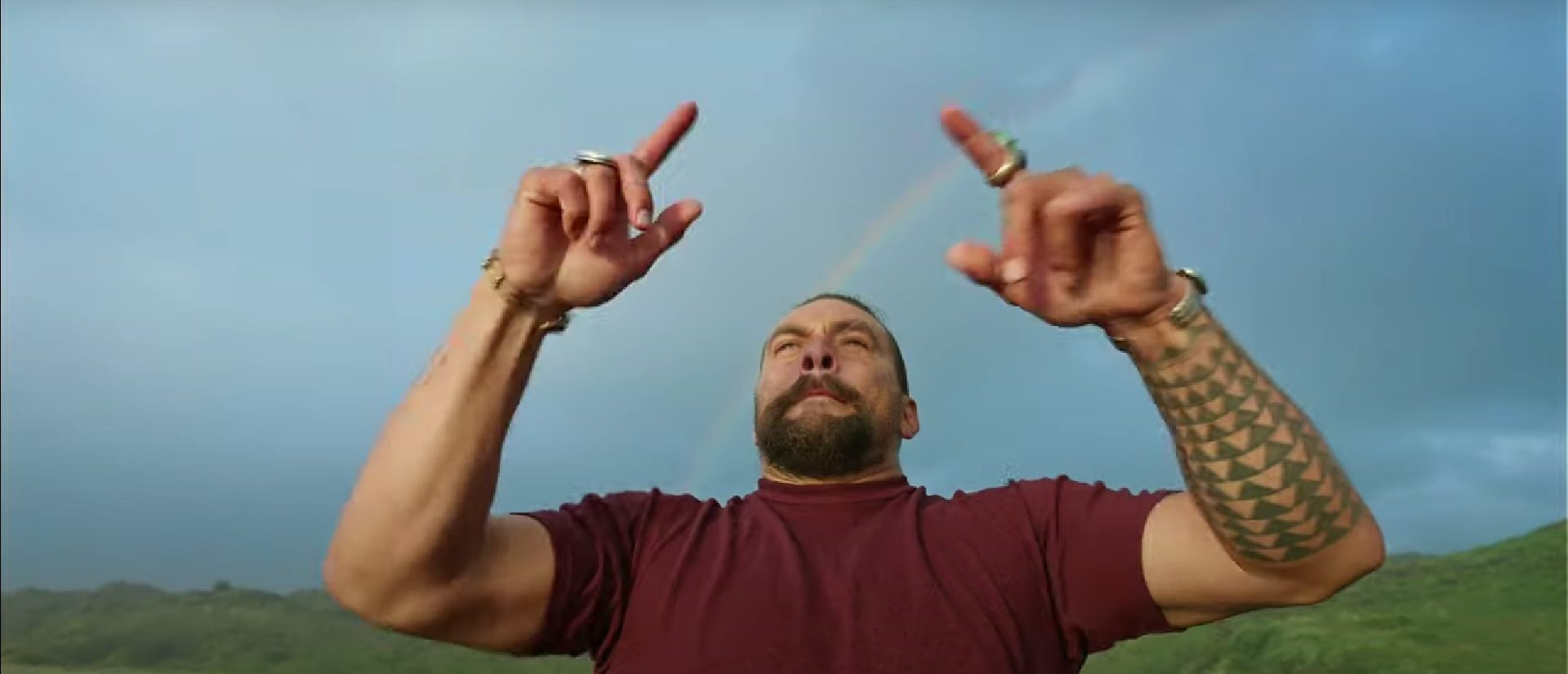 Jason Momoa Orchestrates Jumping Sharks In Video Promoting Exciting