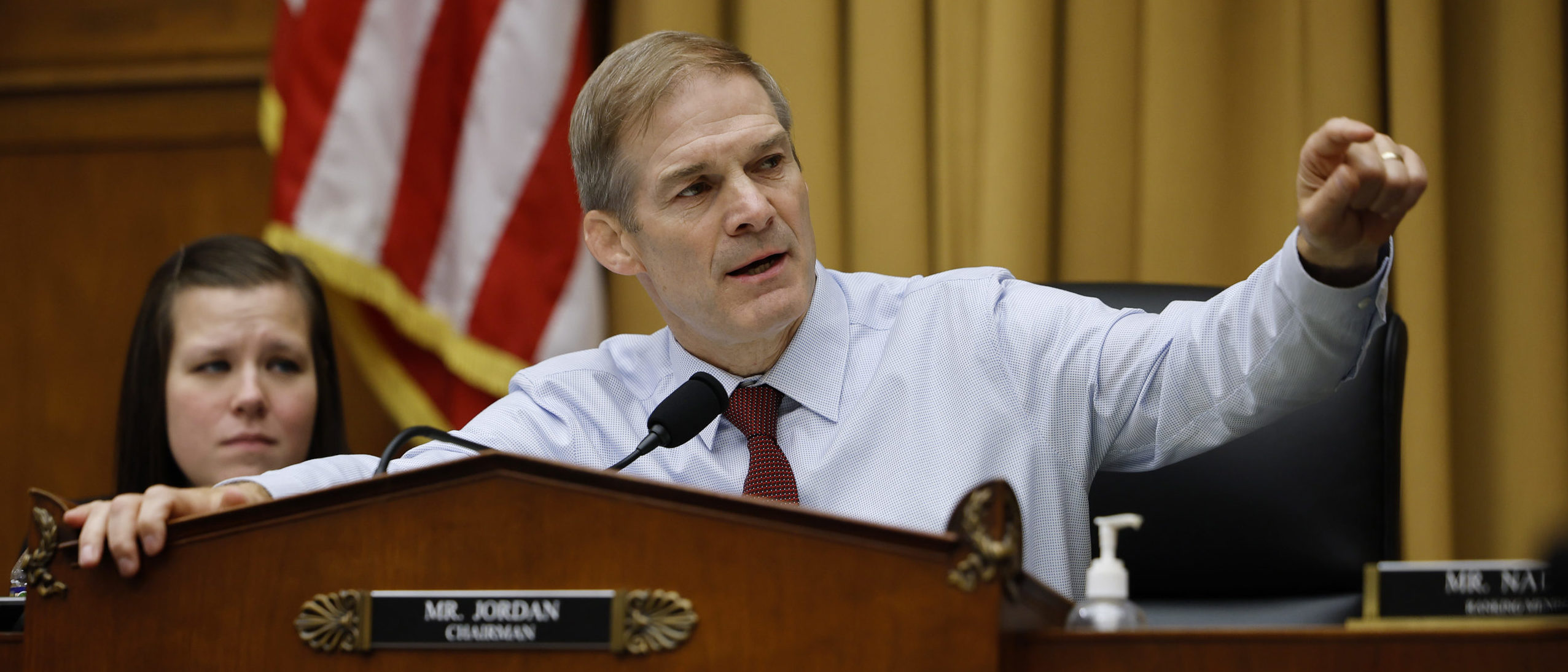 House Judiciary Committee Chairman Jim Jordan (R-OH) conducts a hearing where Special Counsel John Durham testified in the Rayburn House Office Building on Capitol Hill on June 21, 2023 in Washington, DC. (Photo by Chip Somodevilla/Getty Images)