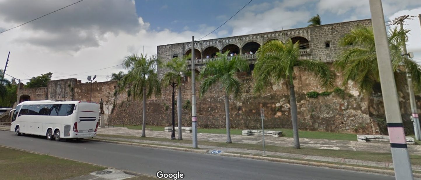 The Alcázar de Colón, Santo Domingo, The Dominican Republic (Screenshot courtesy of Google Maps)