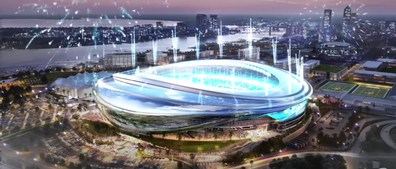 NFL's Jacksonville Jaguars release conceptual designs for its 'stadium of  the future' - Jacksonville Jaguars stadium