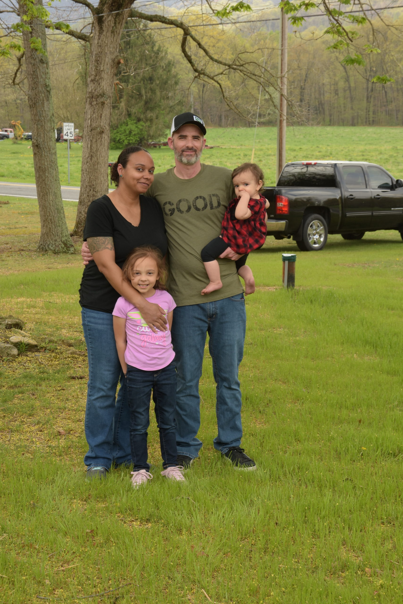 Brandon Sherman poses with his wife Crystal and their two children. (Brandon Sherman)