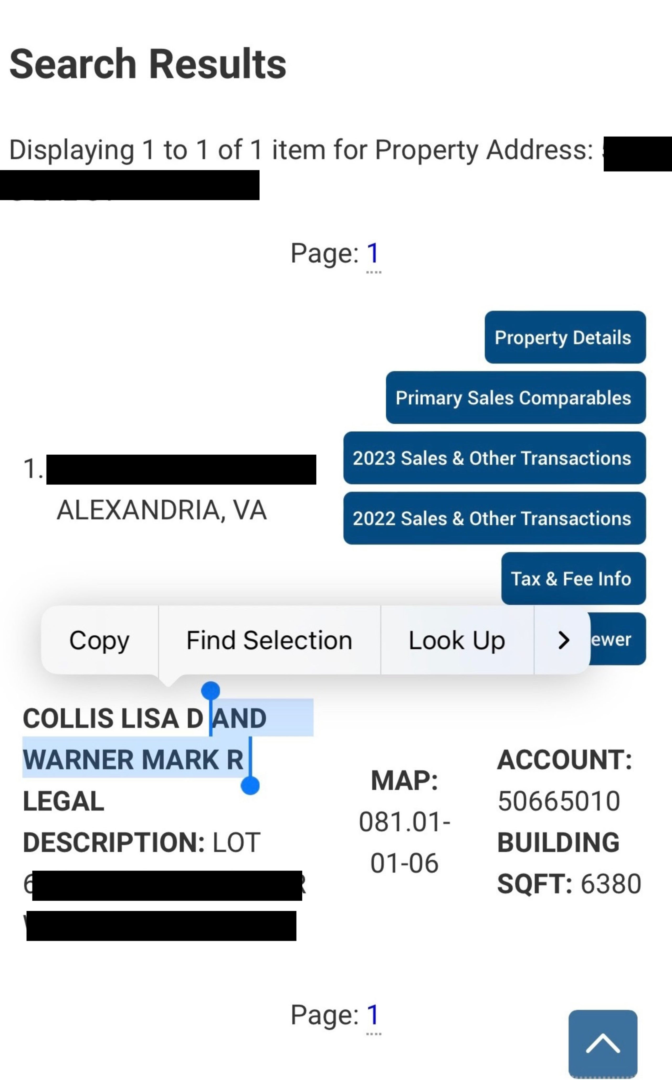 Real Estate Assessment Search - City of Alexandria, VA