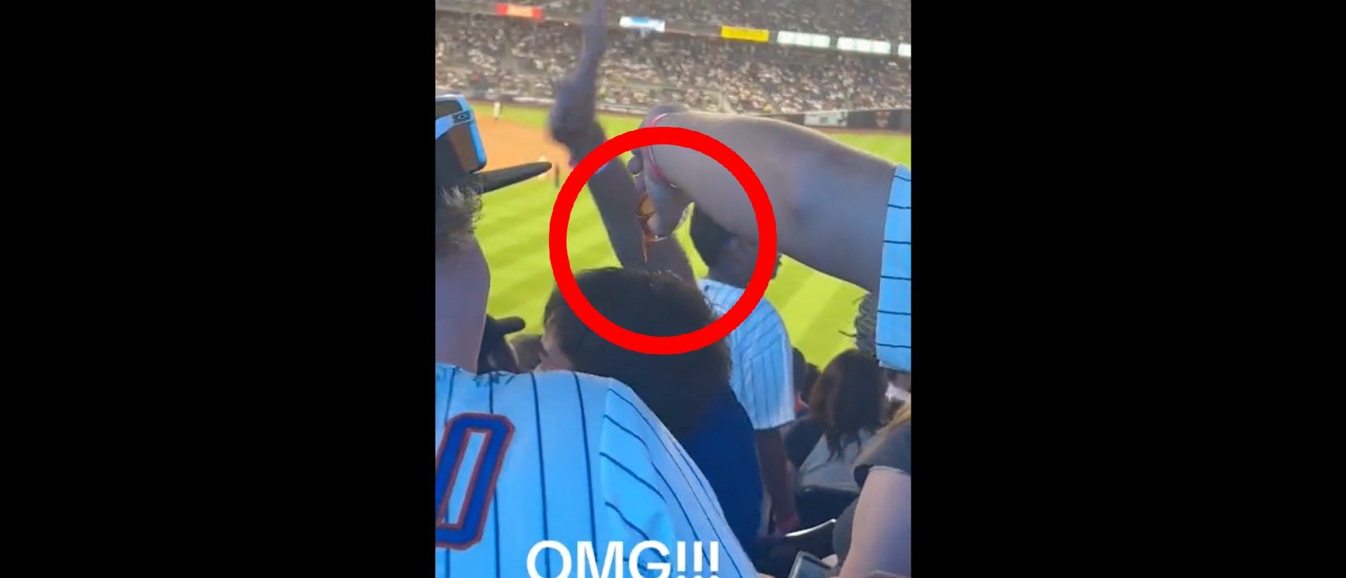 Yankees Fans Showing Again Why They're Absolute Scumbags With A Fan Dumping  Sauces And Ice Cream On A Mets Fan