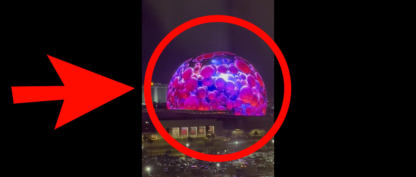 Las Vegas Sphere: Huge ball lights up US city skyline - BBC Newsround