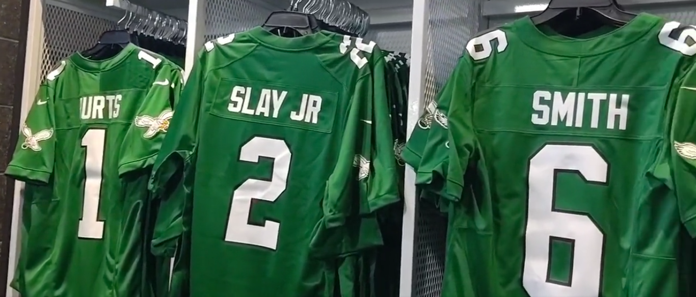 Eagles' fans camp out for the new Kelly Green alternate jerseys