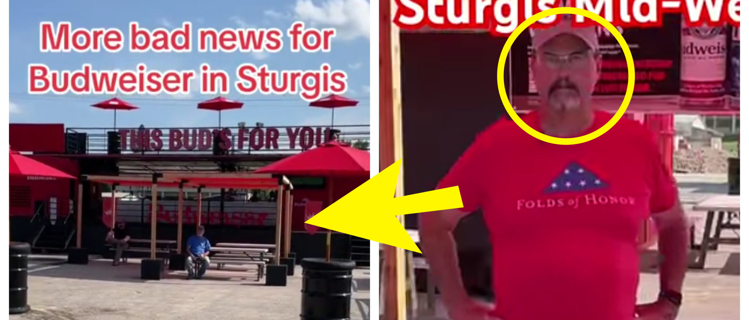 Hilarious Video Shows A Completely Empty Budweiser Tent At Sturgis