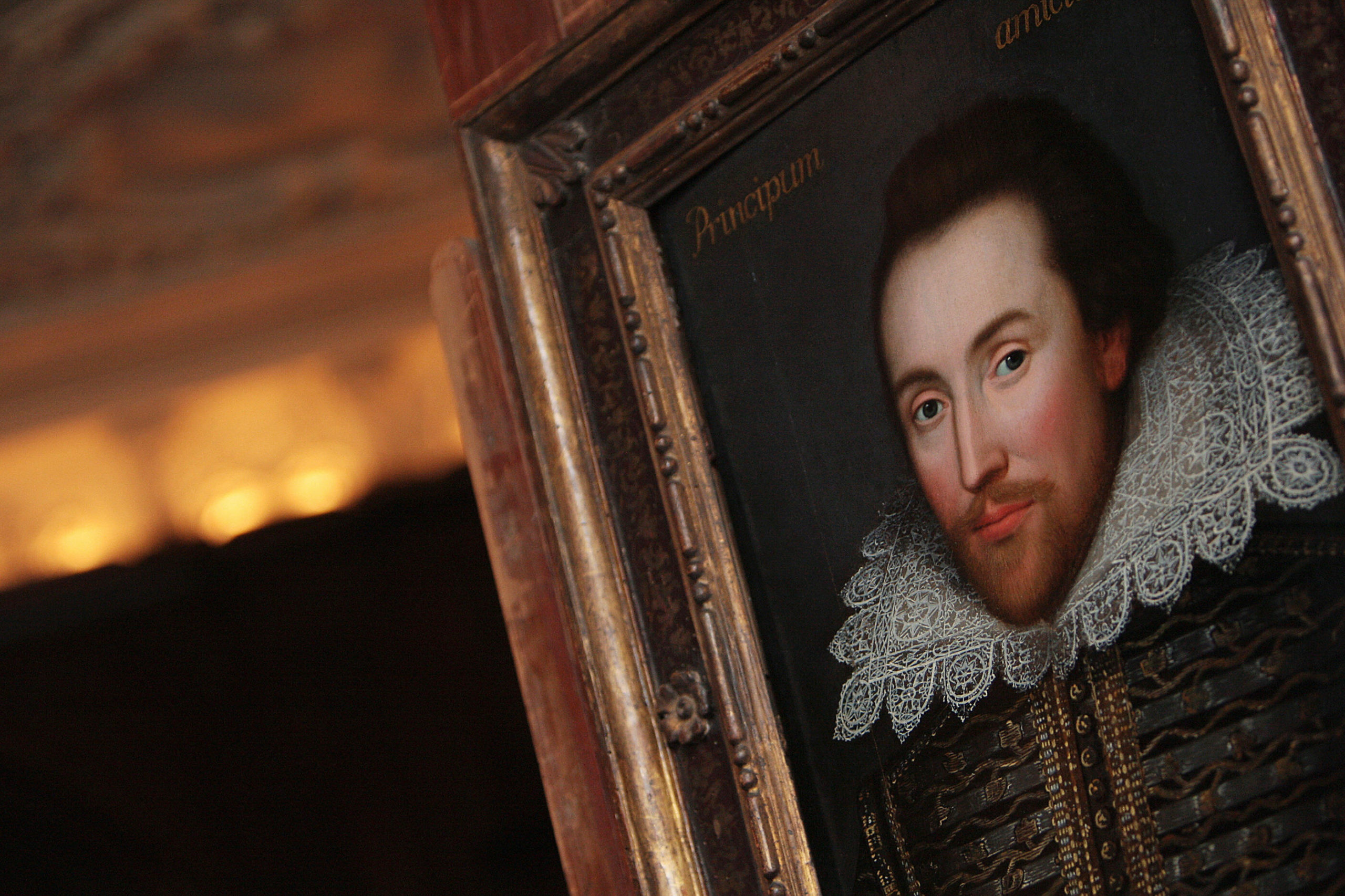 A portrait of William Shakespeare