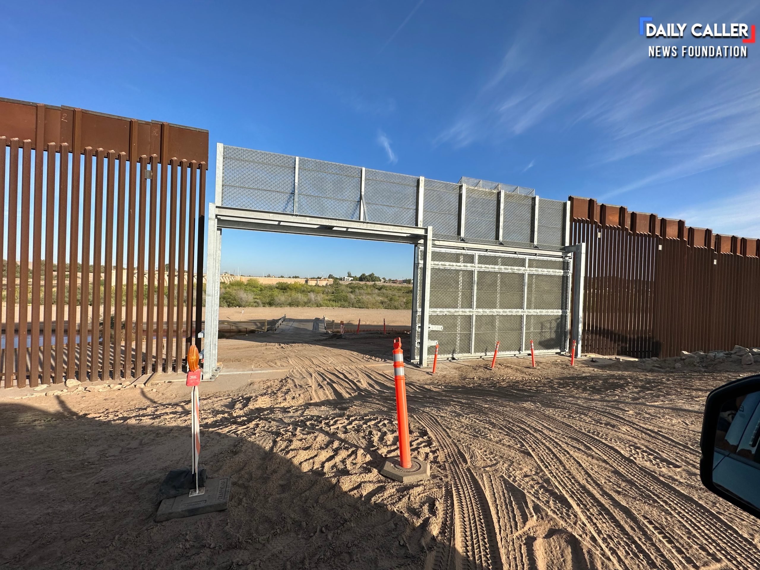 Photo of Yuma, Arizona, border wall construction courtesy of Yuma County Supervisor Jonathan Lines