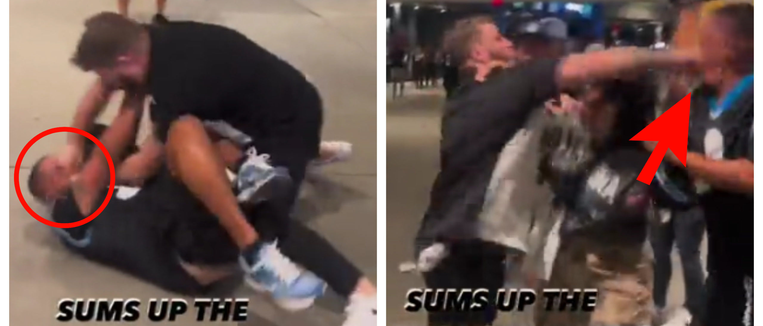 Idiot Brutally Rocks Moron’s Dome In Wild Brawl Between Saints And Panthers Fans