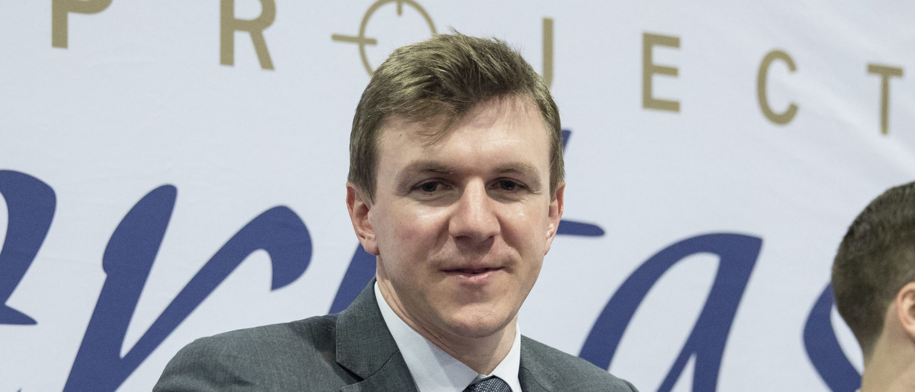 NATIONAL HARBOR, MD - FEBRUARY 28: James OKeefe, an American conservative political activist and founder of Project Veritas, meets with supporters during the Conservative Political Action Conference 2020 (CPAC) hosted by the American Conservative Union on February 28, 2020 in National Harbor, MD. (Photo by Samuel Corum/Getty Images)