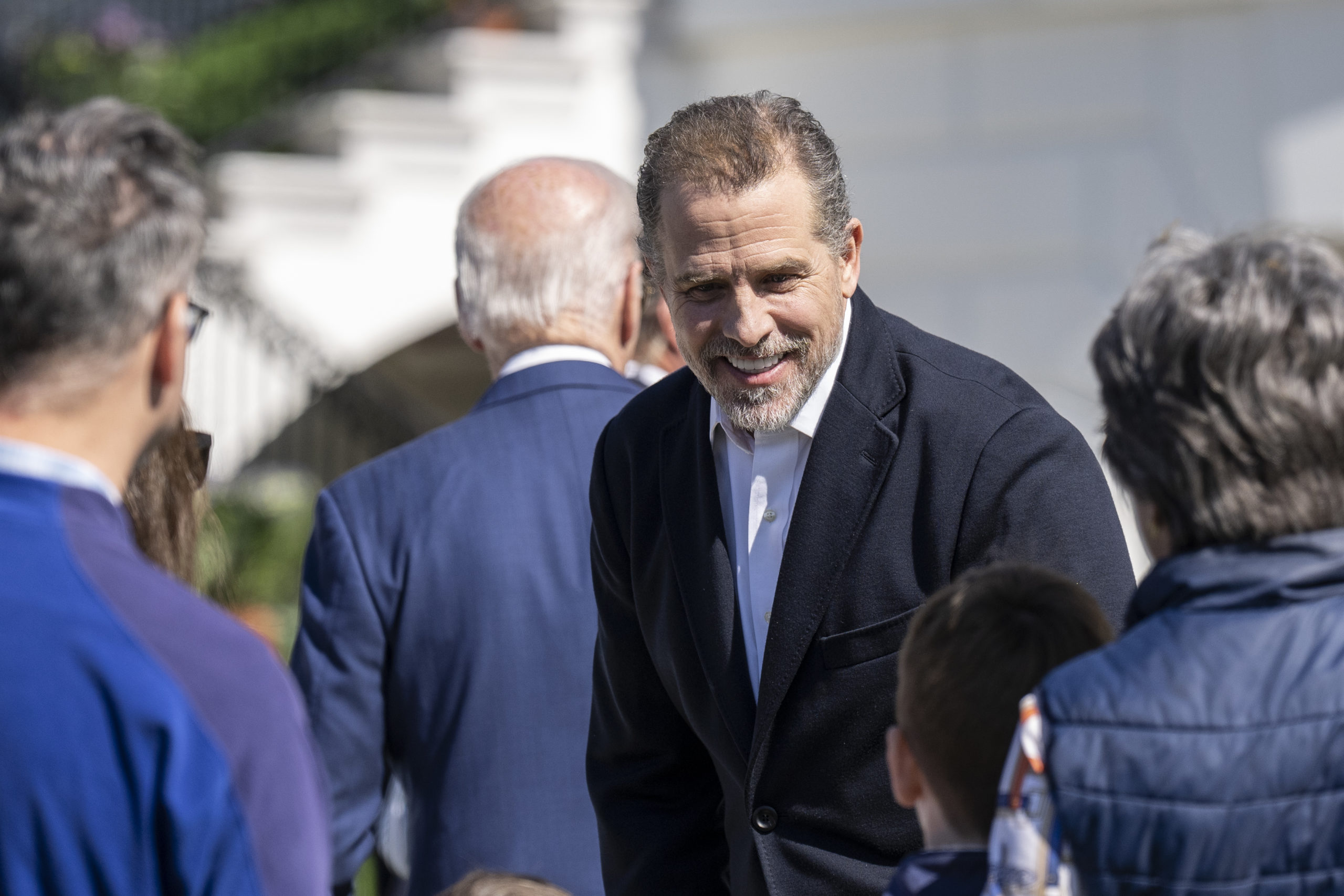 Hunter Biden, U.S. President Joe Biden's son, attends the annual Easter Egg Roll on the South Lawn of the White House on April 10, 2023 in Washington, DC. The tradition dates back to 1878 when President Rutherford B. Hayes invited children to the White House for Easter and egg rolling on the lawn. (Photo by Drew Angerer/Getty Images)