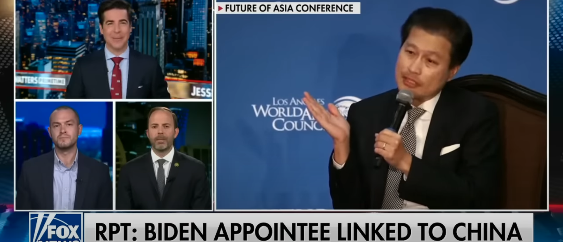 Rep. Gooden and DCNF reporter Philip Lenczycki appeared on Fox News to discuss Dominic Ng and Rep. Judy Chu in February 2023. [Screenshot/YouTube/FoxNews]