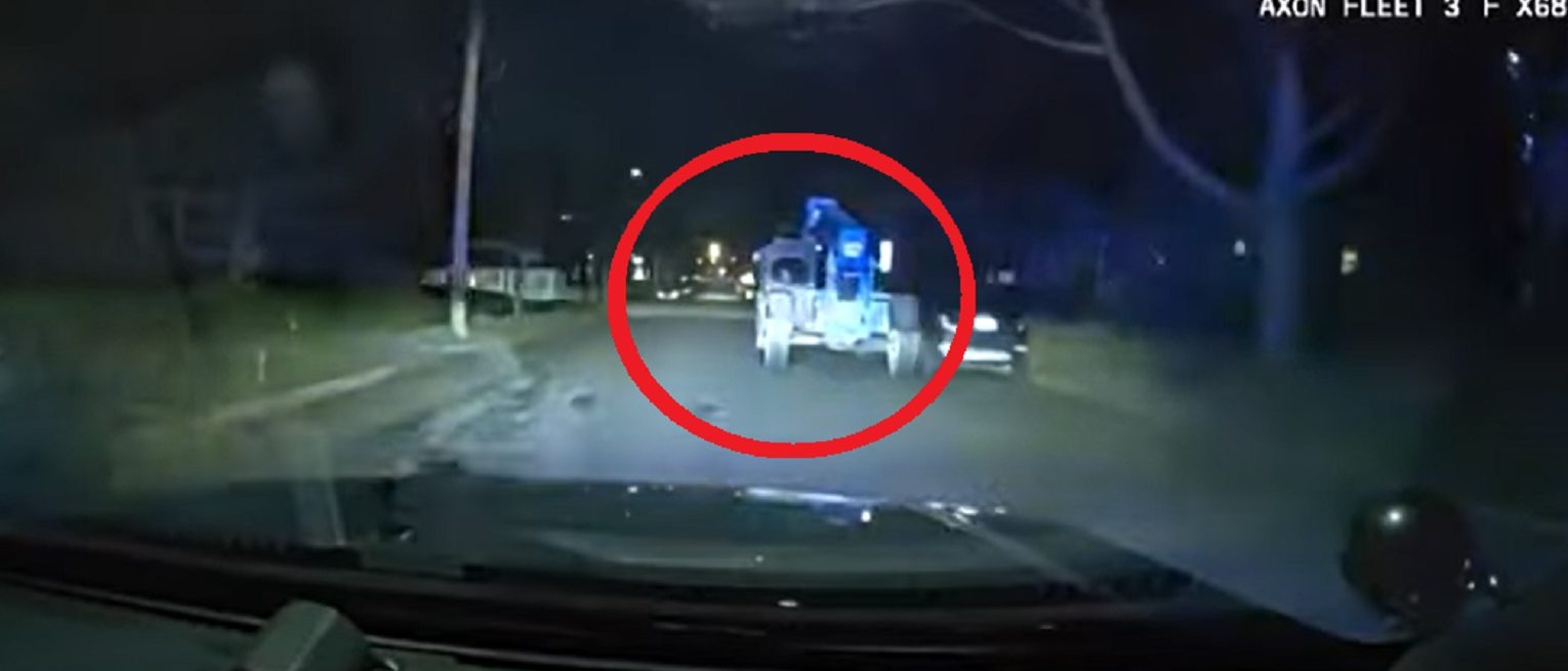 Video Shows Michigan Police In An Hour-Long Chase With 12-Year-Old Driving Allegedly Stolen Forklift