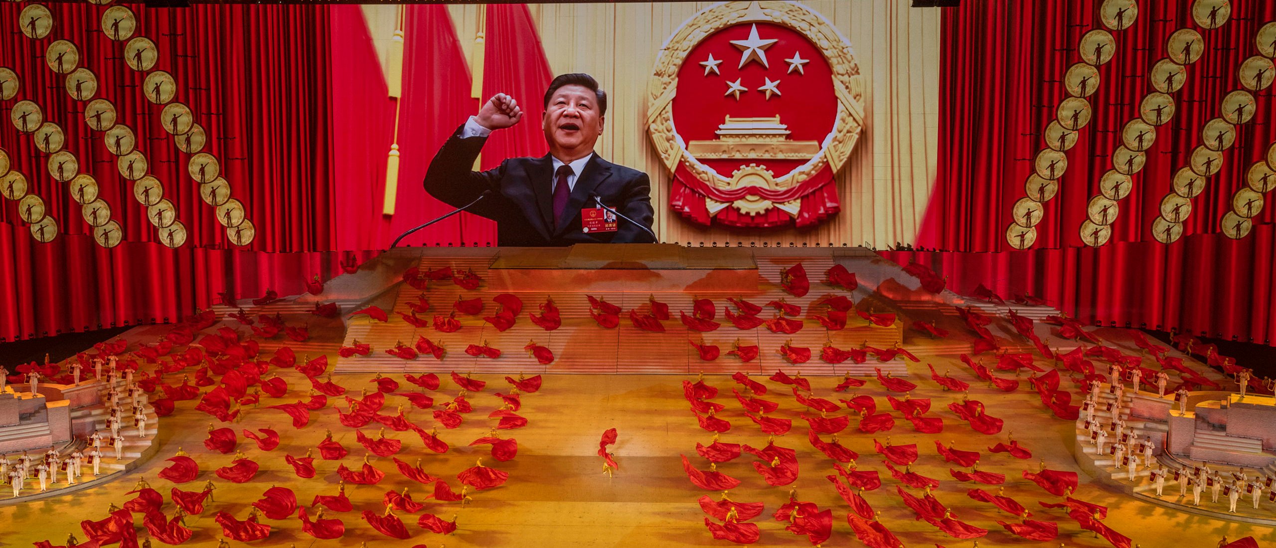 China marked the 100th anniversary of the founding of the Communist Party on July 1st. (Photo by Kevin Frayer/Getty Images)
