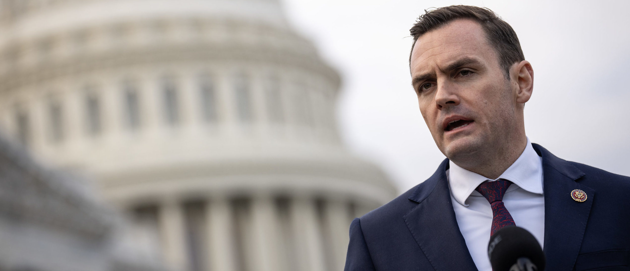 Chairman of the House Select Committee on China Rep. Mike Gallagher (R-WI). (Photo by Drew Angerer/Getty Images)
