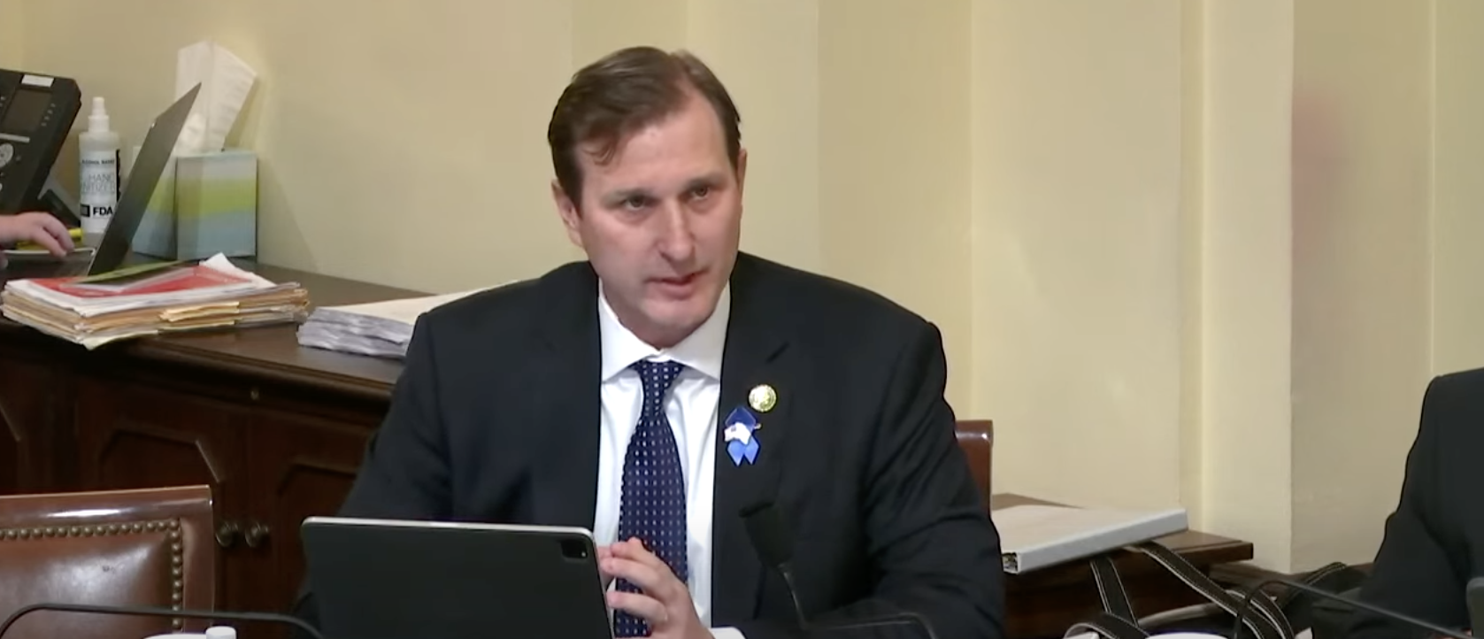 Democratic New York Rep. Dan Goldman said Tuesday that he doesn't understand why people care about New York City's struggle with migrants.  [Screenshot Youtube Homeland Security Committee]