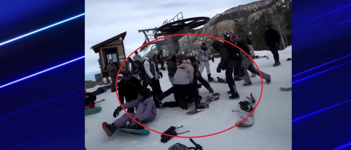 Video Appears To Show Massive Brawl Breaking Out At Las Vegas Ski Resort