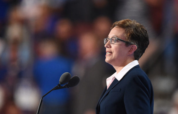 Tina Kotek speaks during Day 1 of the Democratic National Convention at the Wells Fargo Center in Philadelphia, Pennsylvania, July 25, 2016. (Photo by Robyn BECK / AFP) (Photo by ROBYN BECK/AFP via Getty Images)