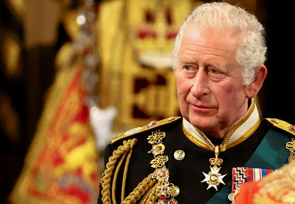 Britain's Prince Charles, Prince of Wales proceeds through the Royal Gallery during the State Opening of Parliament at the Houses of Parliament, in London, on May 10, 2022. The 96-year-old monarch, who usually presides over the pomp-filled event and reads out her government's legislative programme from a gilded throne in the House of Lords, will skip the annual showpiece on her doctors' advice. (Photo by HANNAH MCKAY / POOL / AFP) (Photo by HANNAH MCKAY/POOL/AFP via Getty Images)