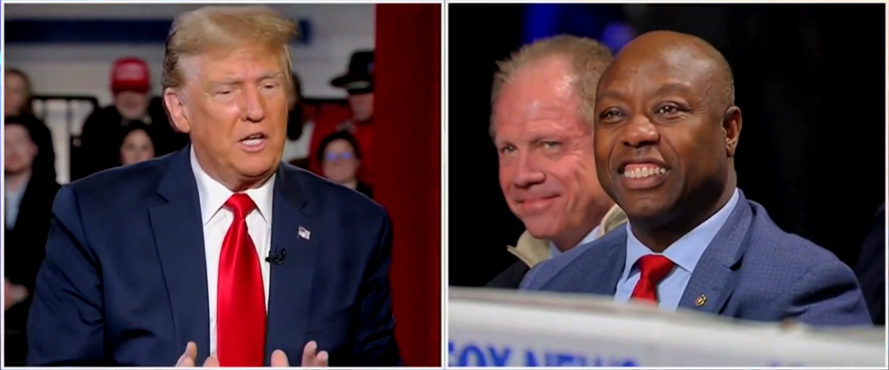 ‘He’s Been So Great’: Trump Singles Out Tim Scott As Possible VP Pick During Town Hall