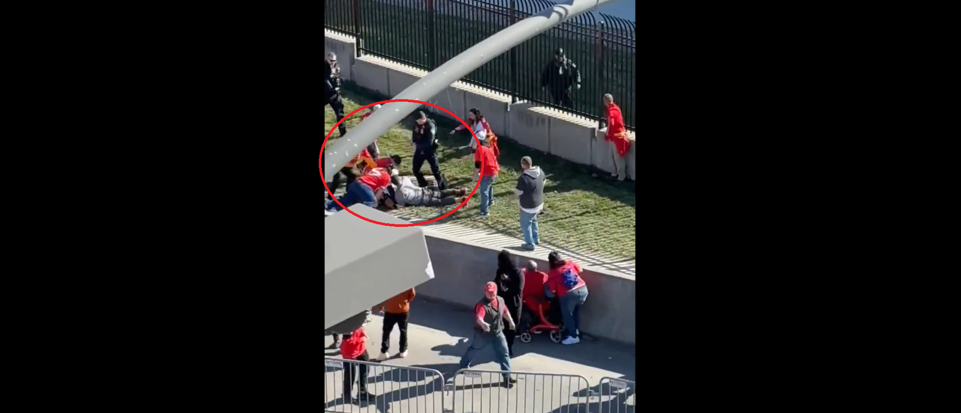 Video Appears To Show Heroic Chiefs Fans Tackling Suspected Kansas City Shooter