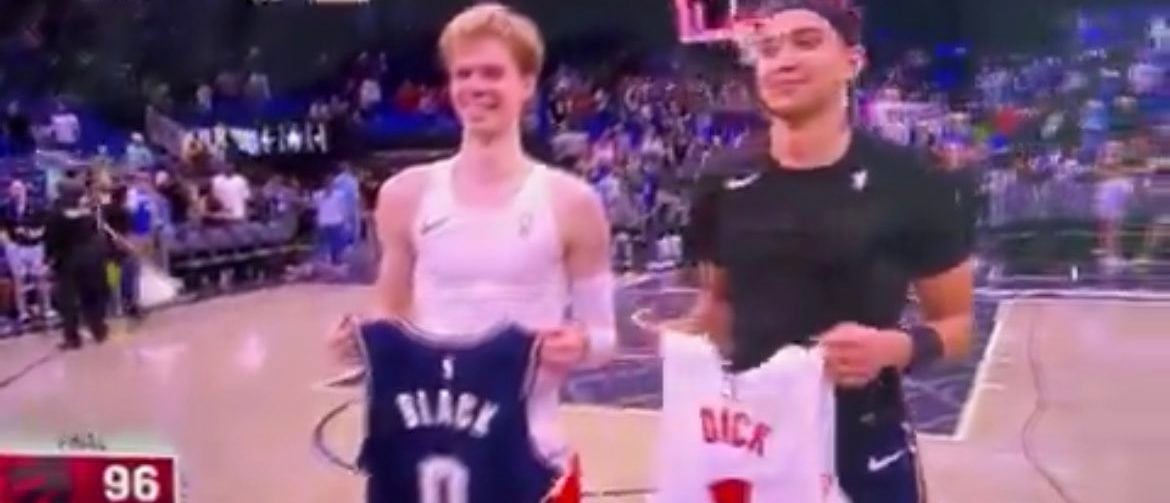 NBA Players Anthony Black and Gradey Dick Just Pulled Off Funniest Jersey Swap Of All Time