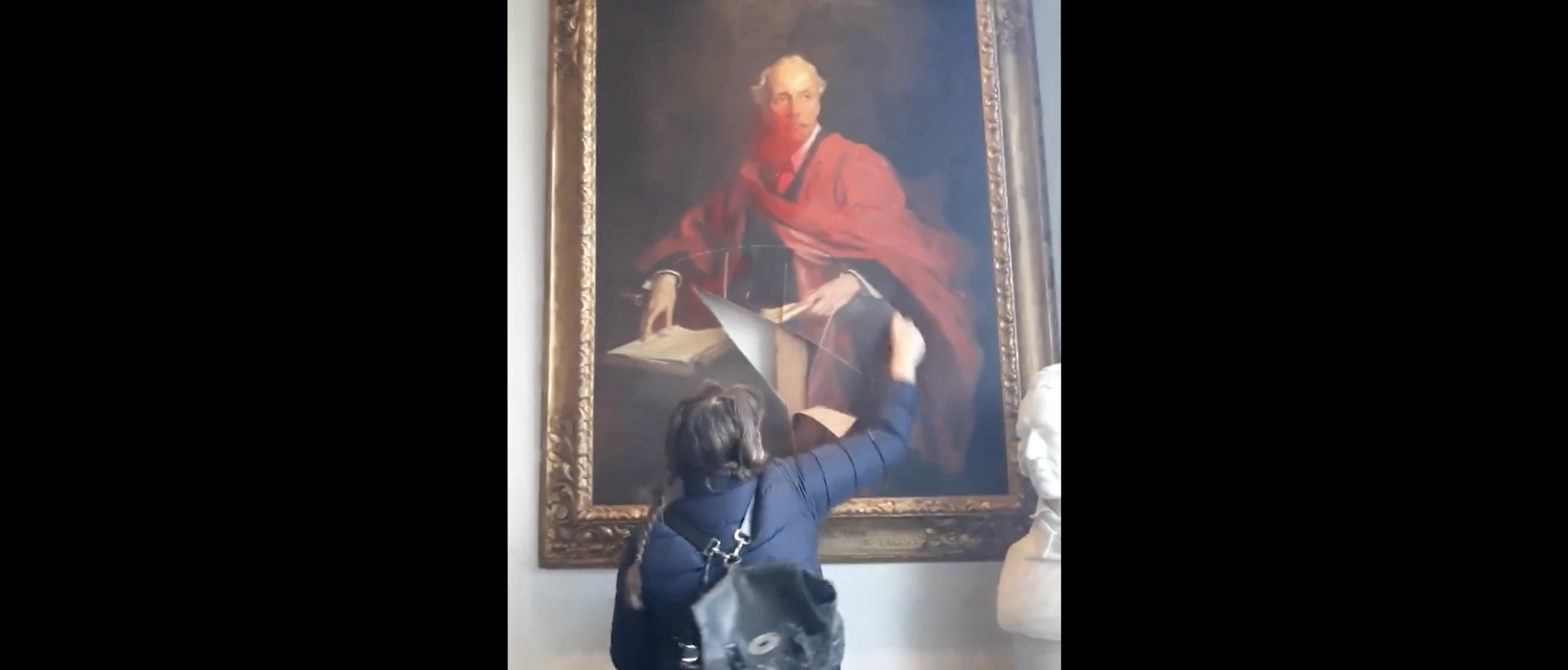 Pro-Palestinian Protesters Destroy ‘Historic Painting’ In UK