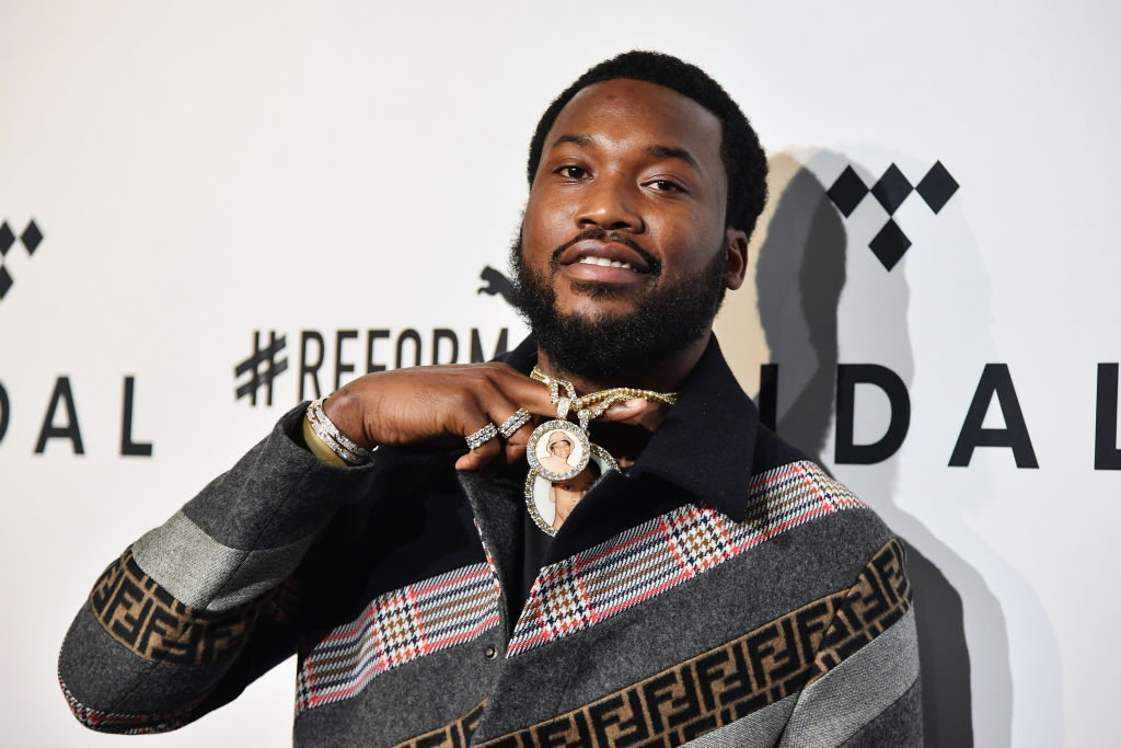 NEW YORK, NY - OCTOBER 23: Meek Mill attends the 4th Annual TIDAL X: Brooklyn at Barclays Center of Brooklyn on October 23, 2018 in New York City. (Photo by Mike Coppola/Getty Images for TIDAL)