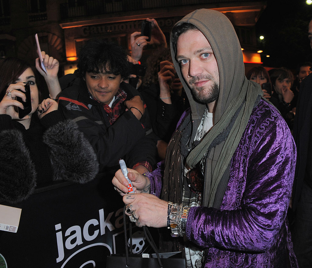 PARIS - OCTOBER 27: Bam Margera attends the premiere for 'Jackass 3D' at Cinema Gaumont Opera on October 27, 2010 in Paris, France. (Photo by Francois Durand/Getty Images)