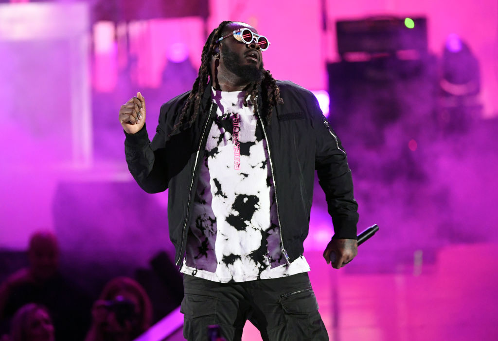 LAS VEGAS, NEVADA - SEPTEMBER 21: (EDITORIAL USE ONLY) T-Pain performs onstage during the 2019 iHeartRadio Music Festival at T-Mobile Arena on September 21, 2019 in Las Vegas, Nevada. (Photo by Kevin Winter/Getty Images for iHeartMedia)