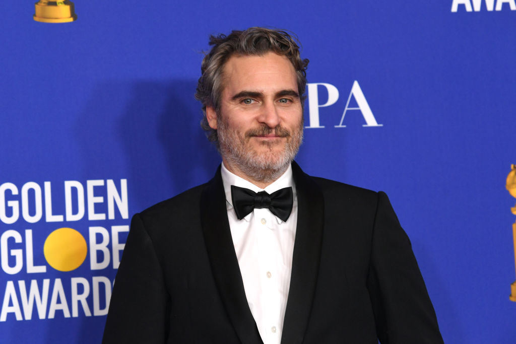 BEVERLY HILLS, CALIFORNIA - JANUARY 05: Joaquin Phoenix , winner of Best Performance by an Actor in a Motion Picture - Drama for "Joker" poses in the press room during the 77th Annual Golden Globe Awards at The Beverly Hilton Hotel on January 05, 2020 in Beverly Hills, California. (Photo by Kevin Winter/Getty Images)