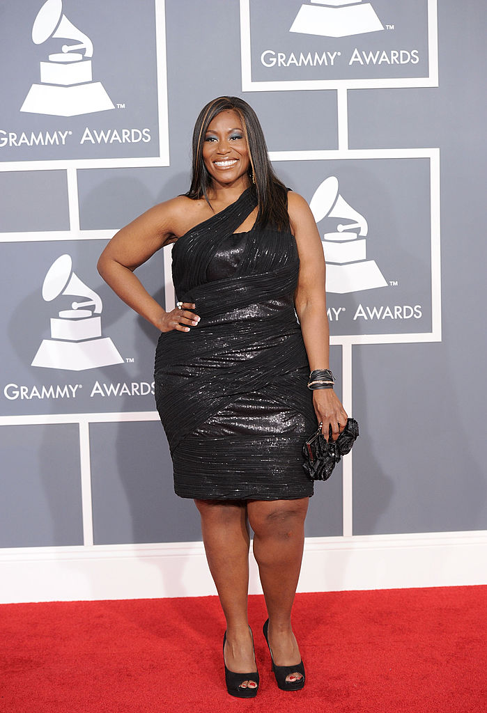 LOS ANGELES, CA - FEBRUARY 12: Singer Mandisa arrives at the 54th Annual GRAMMY Awards held at Staples Center on February 12, 2012 in Los Angeles, California. (Photo by Jason Merritt/Getty Images)