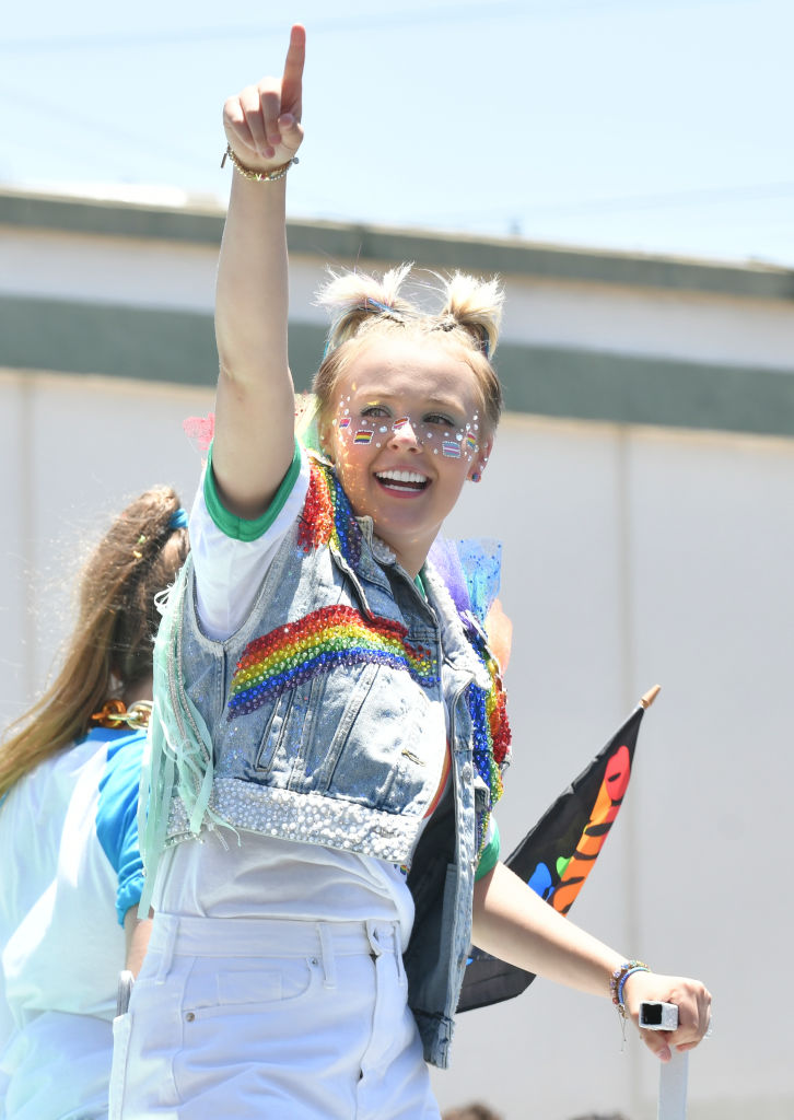 WEST HOLLYWOOD, CALIFORNIA - JUNE 05: JoJo Siwa attends The City Of West Hollywood's Pride Parade on June 05, 2022 in West Hollywood, California. (Photo by Rodin Eckenroth/Getty Images)