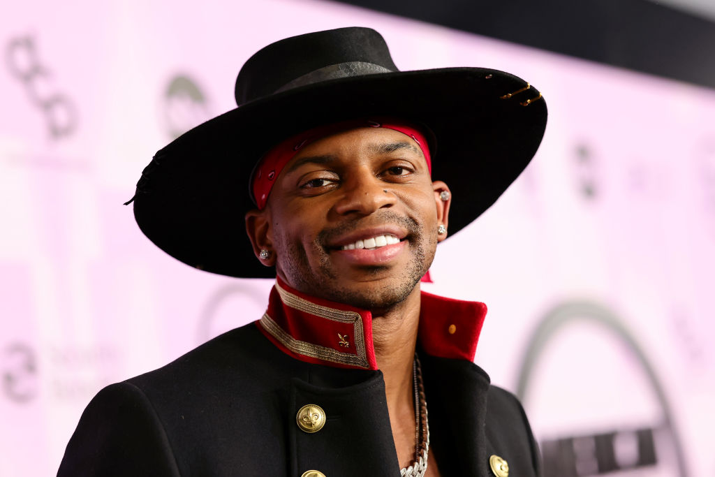 LOS ANGELES, CALIFORNIA - NOVEMBER 20: Jimmie Allen attends the 2022 American Music Awards at Microsoft Theater on November 20, 2022 in Los Angeles, California. (Photo by Emma McIntyre/Getty Images for dcp)
