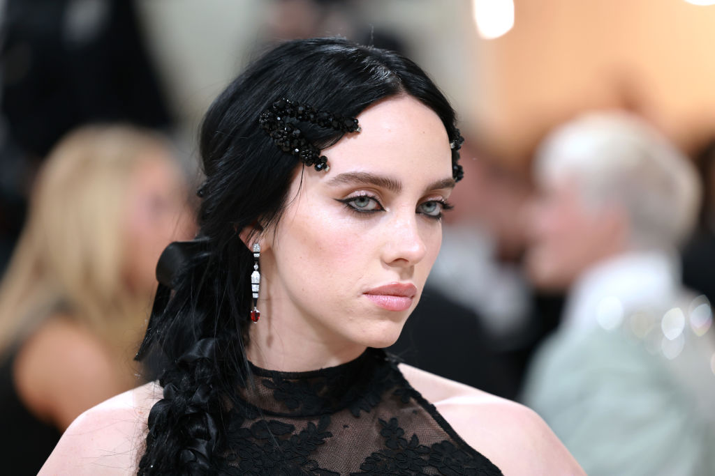 NEW YORK, NEW YORK - MAY 01: Billie Eilish attends The 2023 Met Gala Celebrating "Karl Lagerfeld: A Line Of Beauty" at The Metropolitan Museum of Art on May 01, 2023 in New York City. (Photo by Theo Wargo/Getty Images for Karl Lagerfeld)