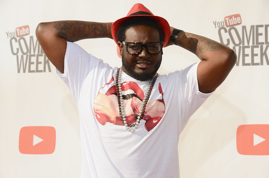 CULVER CITY, CA - MAY 19: T-Pain attends "The Big Live Comedy Show" presented by YouTube Comedy Week held at Culver Studios on May 19, 2013 in Culver City, California. (Photo by Mark Davis/Getty Images for YouTube)