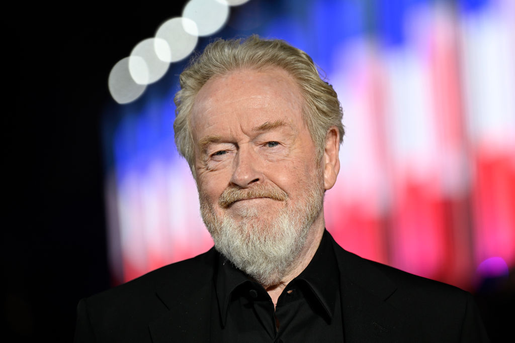 LONDON, ENGLAND - NOVEMBER 16: Ridley Scott attends the "Napoleon" UK Premiere at Odeon Luxe Leicester Square on November 16, 2023 in London, England. (Photo by Gareth Cattermole/Getty Images)