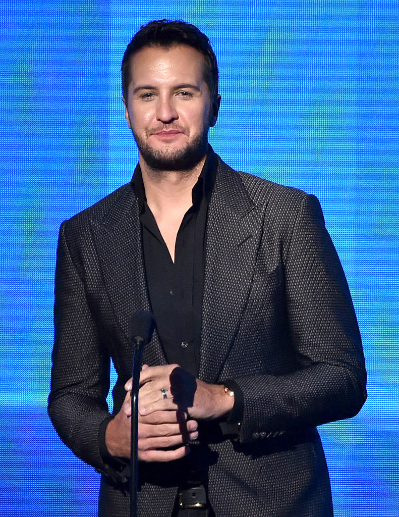 LOS ANGELES, CA - NOVEMBER 23: Recording artist Luke Bryan speaks onstage at the 2014 American Music Awards at Nokia Theatre L.A. Live on November 23, 2014 in Los Angeles, California. (Photo by Kevin Winter/Getty Images)