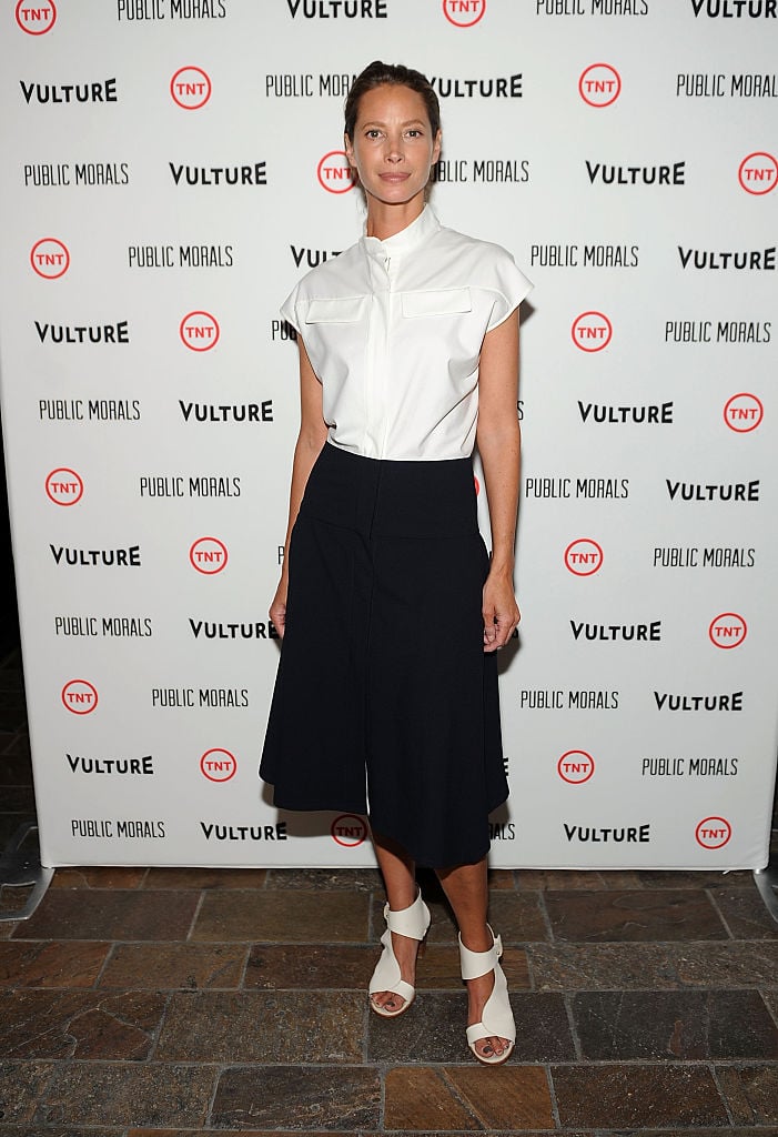 NEW YORK, NY - AUGUST 12: Christy Turlington Burns attends The NYMag, Vulture + TNT Celebrate the Premiere of "Public Morals" on August 12, 2015 in New York City. (Photo by Brad Barket/Getty Images for New York Magazine)