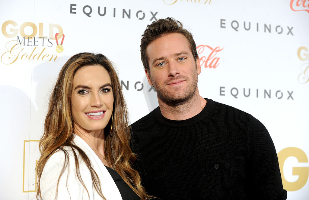 LOS ANGELES, CA - JANUARY 07: Actors Elizabeth Chambers and Armie Hammer attend Life is Good at GOLD MEETS GOLDEN Event at Equinox on January 7, 2017 in Los Angeles, California. (Photo by Emma McIntyre/Getty Images)